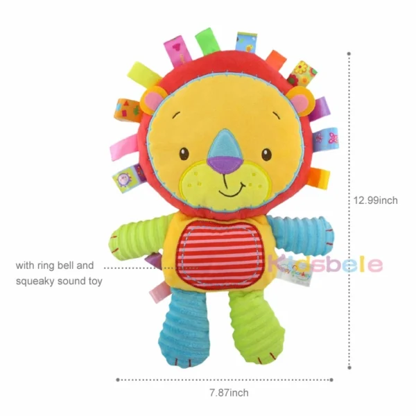 8 Styles Baby Toys 0-12 Months Appease Ring Bell Soft Plush Educational Infant Toys Kids Baby Rattles Mobiles Squeaky Sound Toy - Image 3