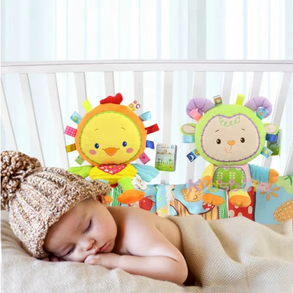 8 Styles Baby Toys 0-12 Months Appease Ring Bell Soft Plush Educational Infant Toys Kids Baby Rattles Mobiles Squeaky Sound Toy - Image 5