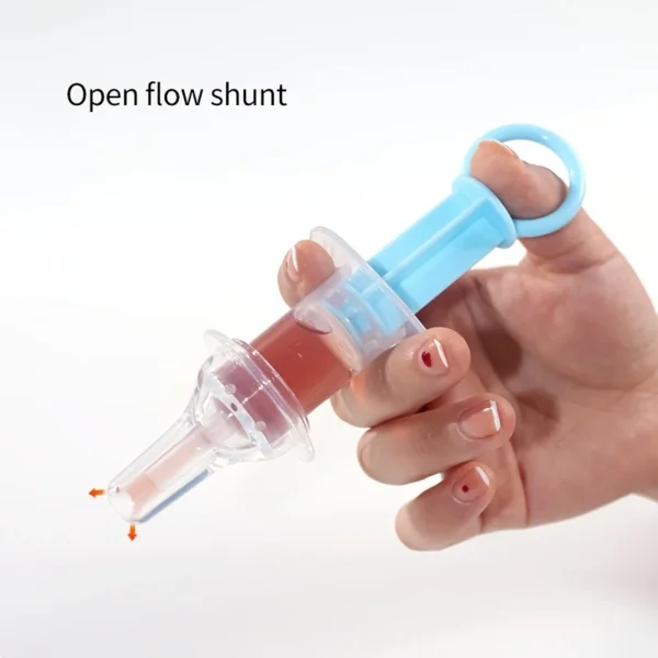 Baby Pacifier Feeder, Baby Liquid Medicine Dispenser, Anti-choking Silicone Needle Feeder Water Feeder, With Measuring 20ml Cup - Image 6