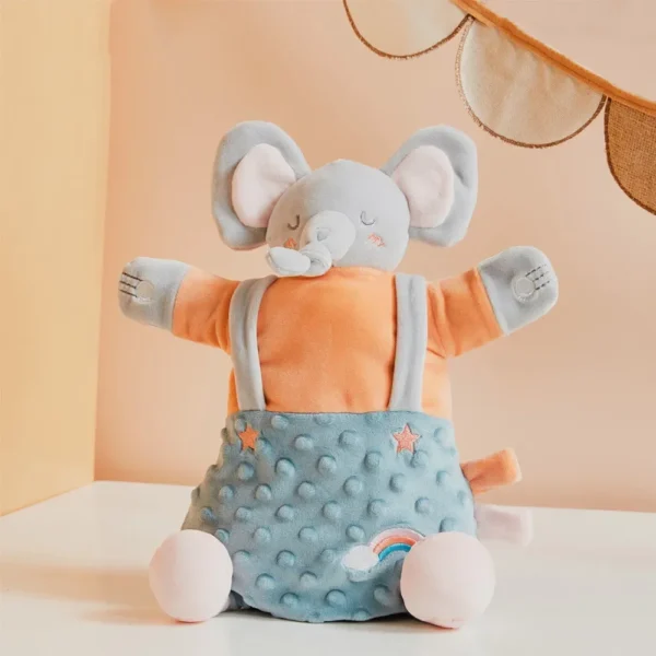 35cm Lion pig Elephant Plush Toy Comforter soothing baby Toys Hand Puppet Baby Stuffed Animals doll Christmas Gift For Kids - Image 6