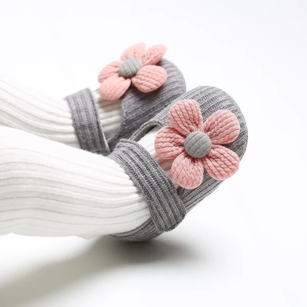 0-18M Baby Girls Cotton Shoes Retro Spring Autumn Toddlers Prewalkers Cotton Shoes Infant Soft Bottom First Walkers - Image 4