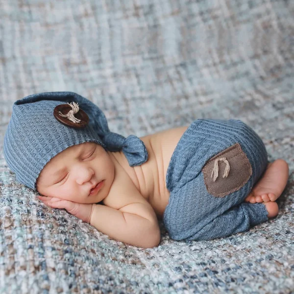 Ylsteed Newborn Photography Props Two piece set Baby Girls Boy Studio Photo Shooting Accessories Different Styles Romper Costume