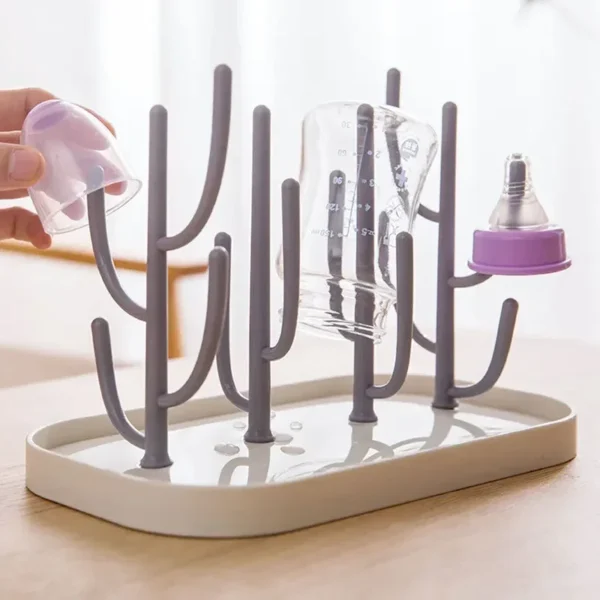 New Bottle Dry Rack Baby Bottle Drain Drying Racks Baby Bottle Cleaning Dryer Drainer Storage Drying Rack