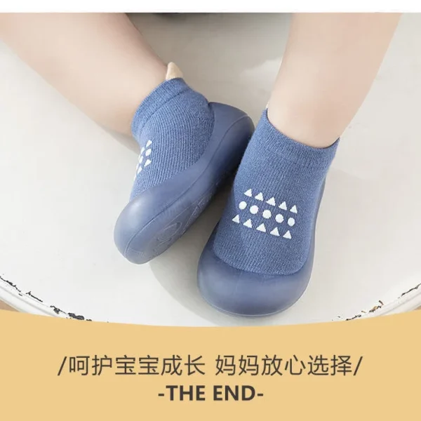 Summer New Combed Cotton Anti slip and Breathable Children's Soft Sole Shoes Baby Walking Shoes Mesh Faced Baby Floor Socks - Image 2