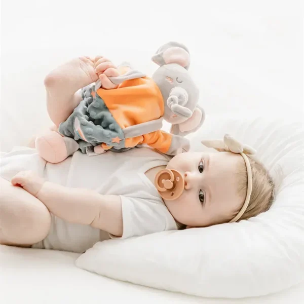 35cm Lion pig Elephant Plush Toy Comforter soothing baby Toys Hand Puppet Baby Stuffed Animals doll Christmas Gift For Kids - Image 2