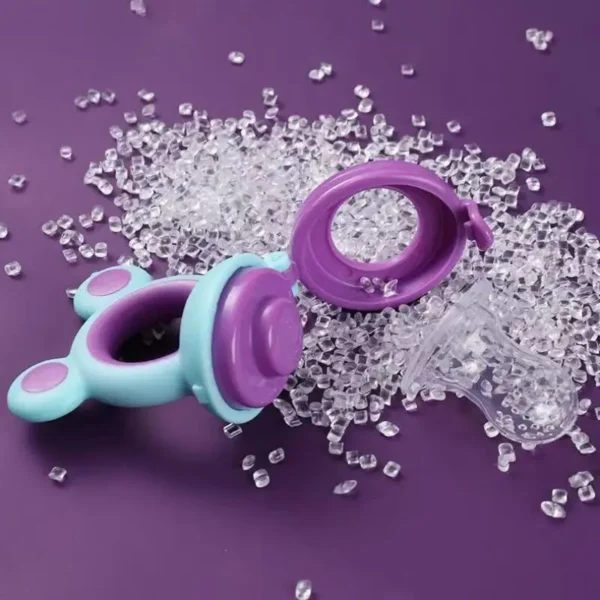 Baby Silicone Bite Bag Food Grade Silicone Teething Toys Teething Baby Complementary Food Grinder Bear Shape Birthday Gift - Image 2