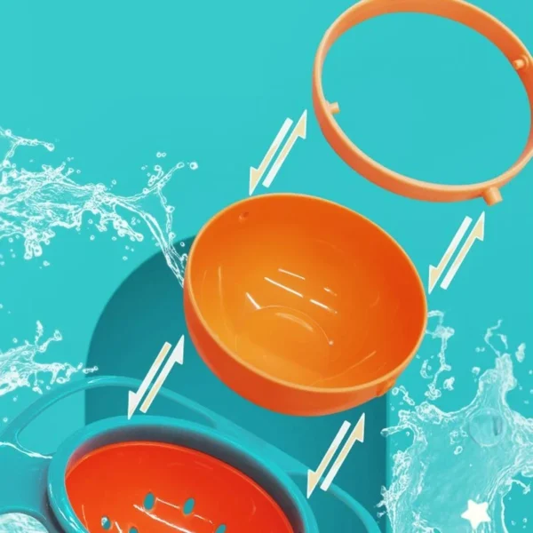 Baby Feeding Bowl Gyro Bowl 360 Degree Rotation Spill Resistant Feeding Dishes for Baby Training Children Spill-Proof - Image 4